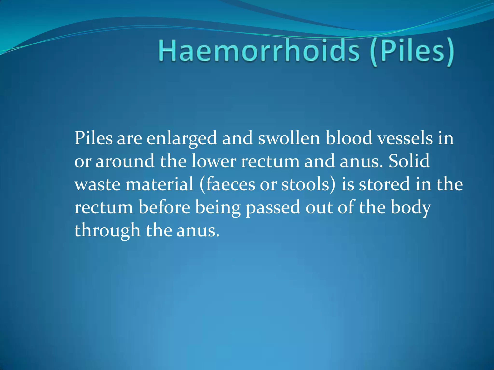 Haemorrhoids (piles) | PPT