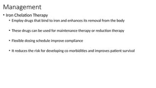 HAEM; Types, Diagnosis and Management of Iron Overload.pptx