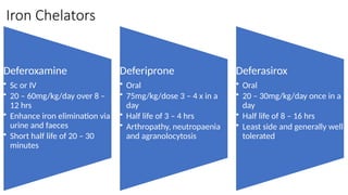 HAEM; Types, Diagnosis and Management of Iron Overload.pptx