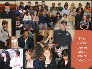 Third Grade Learns about Police Protection
