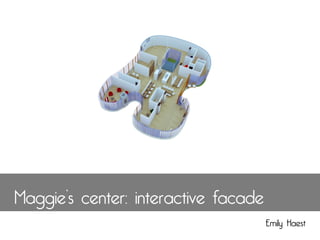 Maggie’s center: interactive facade
Emily Haest
 