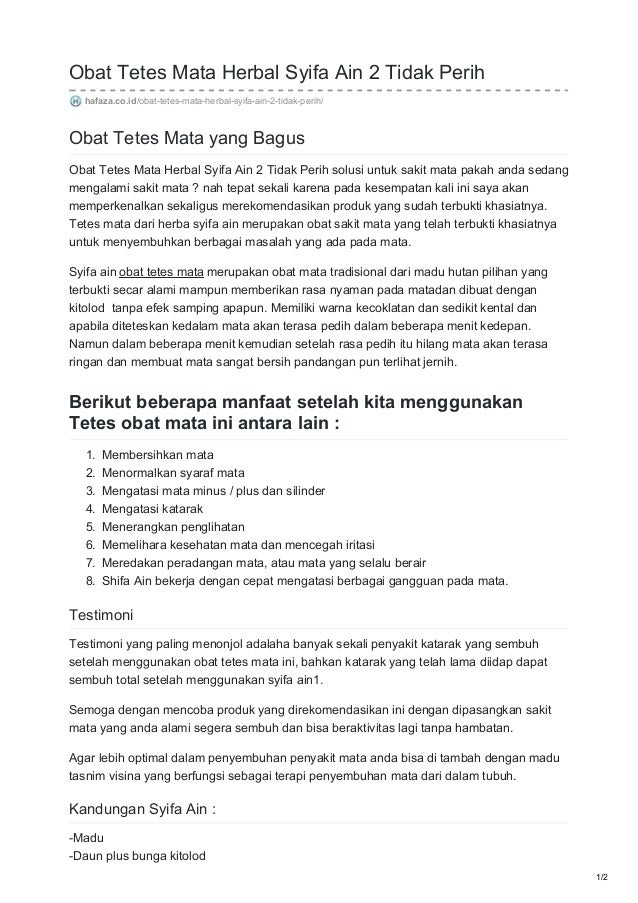 Hafaza Co Id Obat Tetes Mata Herbal Syifa Ain 2 Tidak Perih Hafaza Co Id Obat Tetes Mata Herbal Syifa Ain 2 Tidak Perih