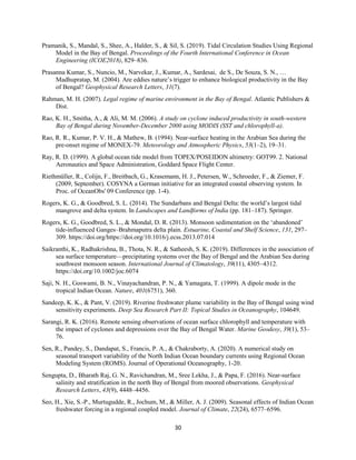 Implementation of a high-resolution regional ocean modeling system ...