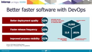 Better faster software with DevOps
 