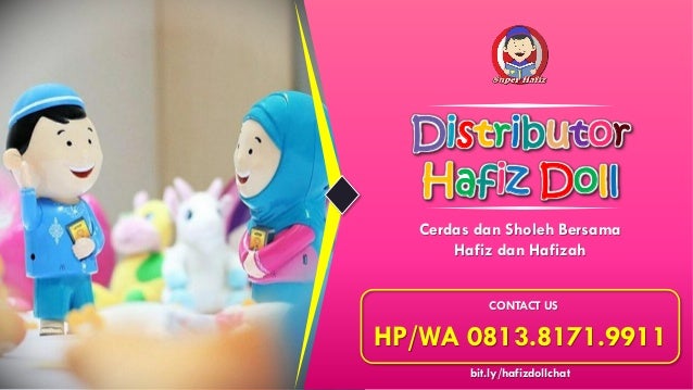HP WA 0813 8171 9911 Supplier Boneka Hafiz Doll Murah 