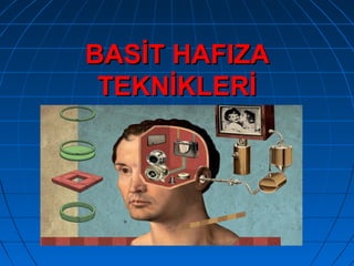 BASİT HAFIZA
 TEKNİKLERİ
 