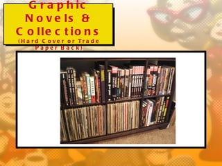 G r a p h ic
  N o v e ls &
C o lle c t io n s
( H a r d C o ve r o r Tr a d e
        Paper B ac k)
 