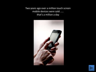 Mobile constraints force you to design web products that are focused, fast and frequently usedToo much contentA site designed for a desktop has many distractions