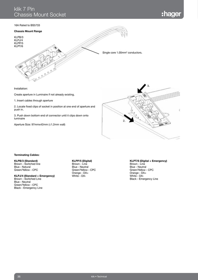 Hager Klik Lighting Connection & Control Catalogue