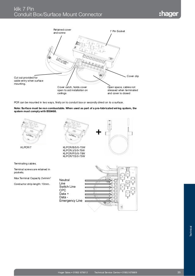 Hager Klik Lighting Connection & Control Catalogue