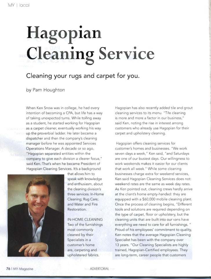 Hagopian Cleaning Metro You April 2018 Article