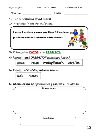 Hago problemas... cada vez mejor (+ - x