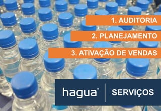 3. ATIVAÇÃO DE VENDAS
1. AUDITORIA
SERVIÇOS
2. PLANEJAMENTO
 