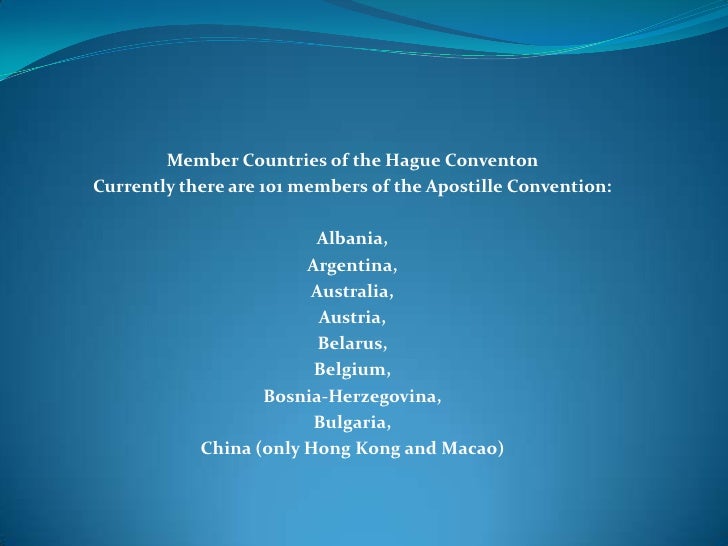 list-of-hague-convention-countries