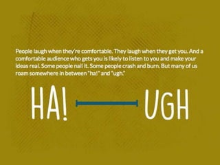 The Non-Comedian's Guide to Making Jokes in Presentations