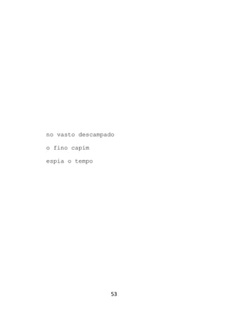 53
no vasto descampado
o fino capim
espia o tempo
 