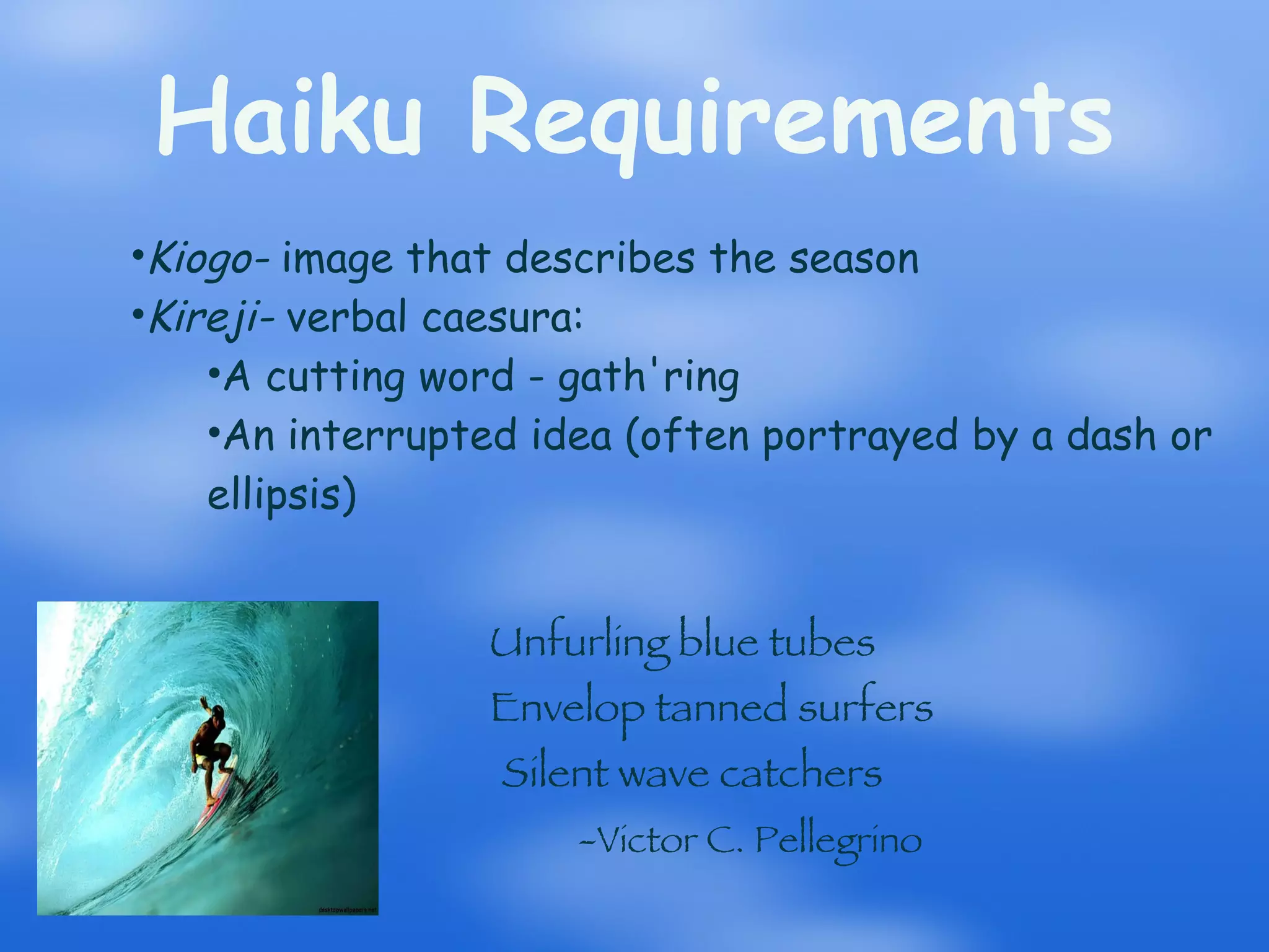 Haiku Project | PPT | Poetry | Books and Literature