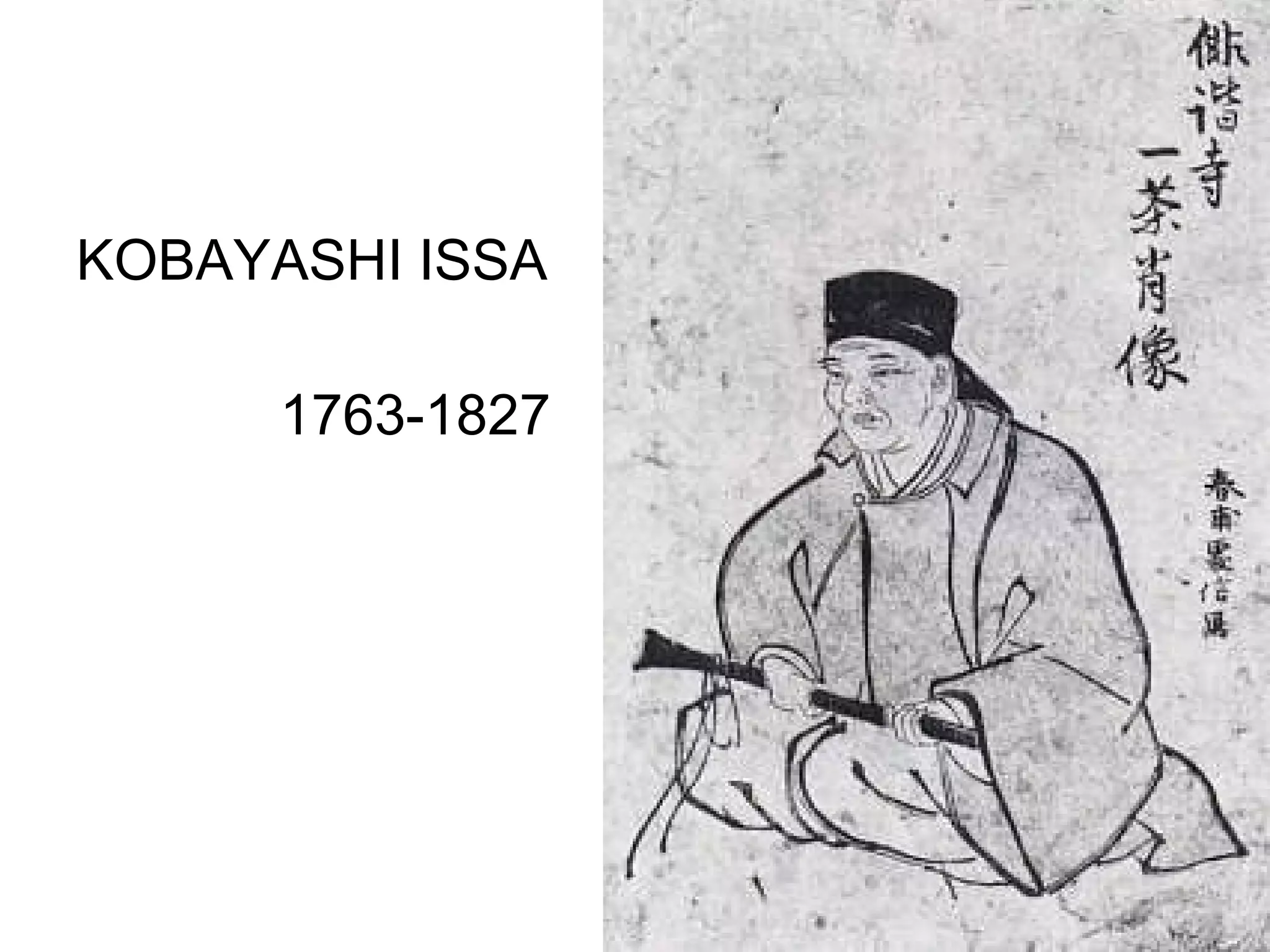 KOBAYASHI ISSA 1763-1827 