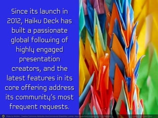 Photo by MrUllmi - Creative Commons Attribution-NonCommercial-ShareAlike License https://www.flickr.com/photos/27137274@N00 Created with Haiku Deck
 