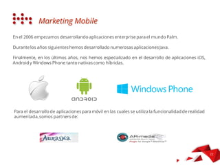 Case Study
Applicazione per la gestione
della manualistica di GE Oil
and Gas, Nuovo Pignone:
Abbiamo sviluppato la
applicazione che sta
sostituendo tutta la
documentazione cartacea e
la manualistica che Nuovo
Pignone offre ai clienti dei
progetti sviluppati.
manual
APP sviluppata per iPad,
CMS per la gestione utenti e
dei manuali confidenziali
assegnati per ogni utente
Lettore di .pdf nativo integrato
Possibilità di associare
contenuti multimedia ai
manuali,
Possibilità di aggiungere
appunti ed evidenziare parti dei
documenti.
 