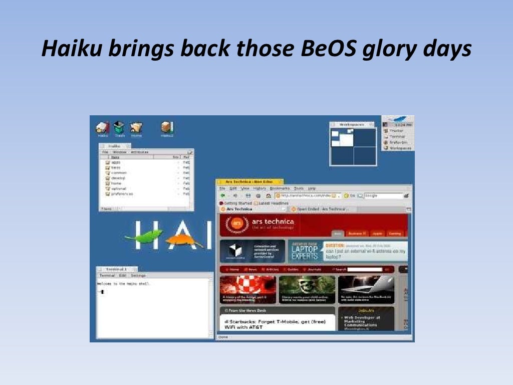 Haiku operating system