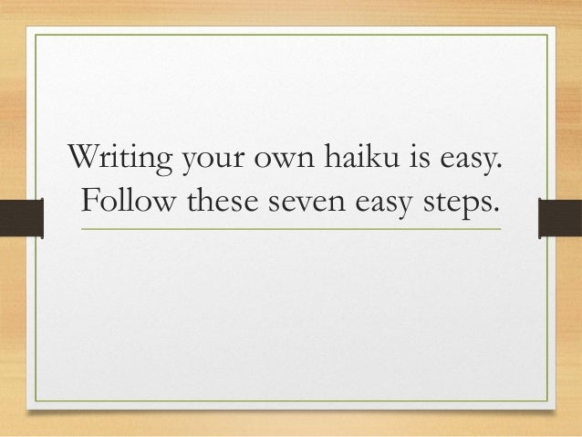 Haiku Poetry