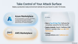 HailBytes ASM Platform: Enterprise Attack Surface Management with ...