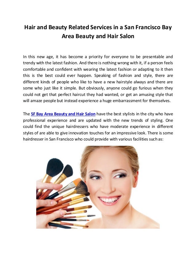 Hair And Beauty Related Services In A San Francisco Bay Area Beauty A