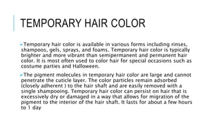 Hair coloring