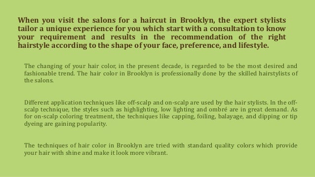 Haircut And Hair Color In Brooklyn At Danoionfifth Nyc