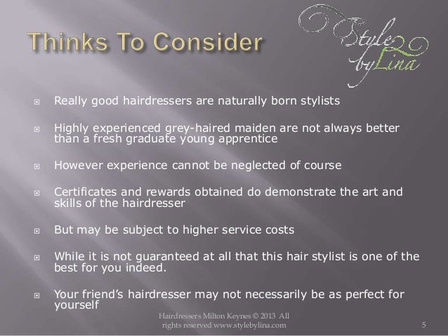 How To Find A Good Hairdresser
