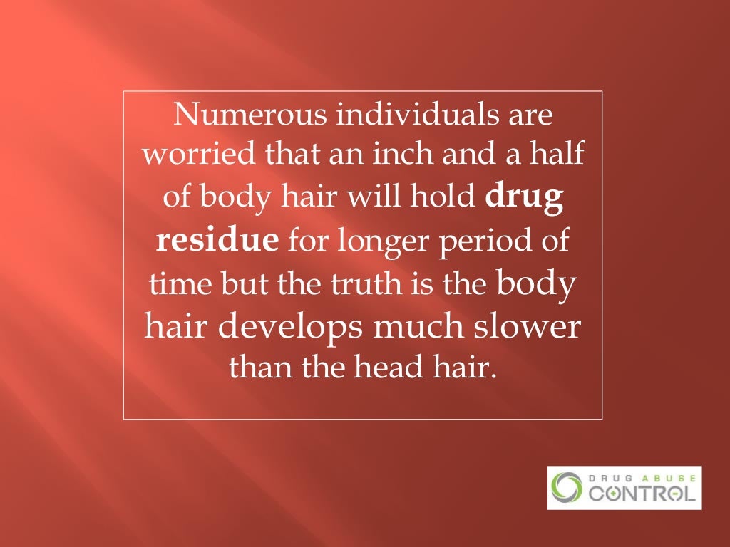 Hair drug testing facts