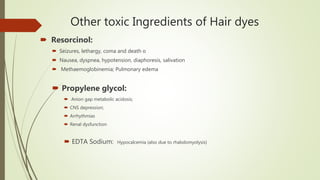 Hair dye poisoning