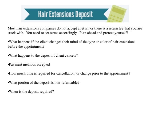 Hair extensions business plan