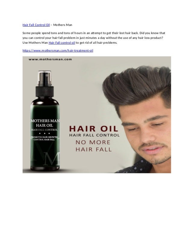 Hair Fall Control Oil Mothers Man