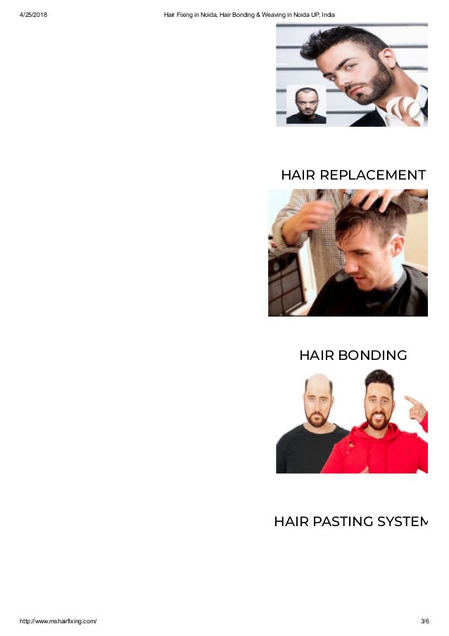 Hair fixing in noida, hair bonding & weaving in noida up, india