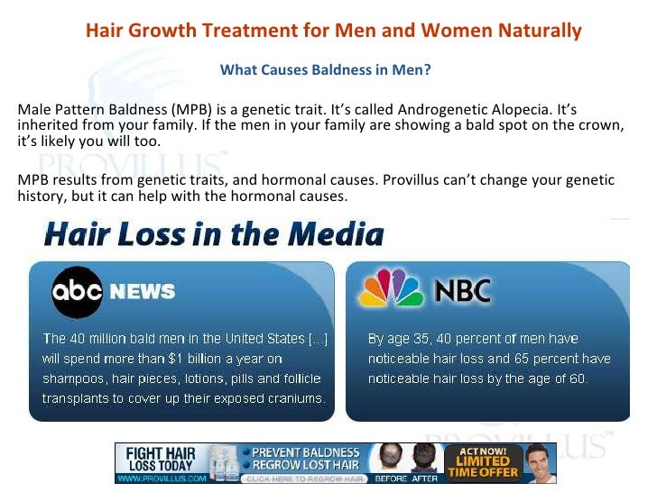 Hair Growth Treatment For Men And Women Naturally
