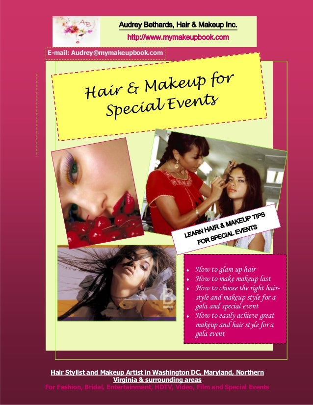 Hair Makeup For Special Events Hair Makeup For Special Events