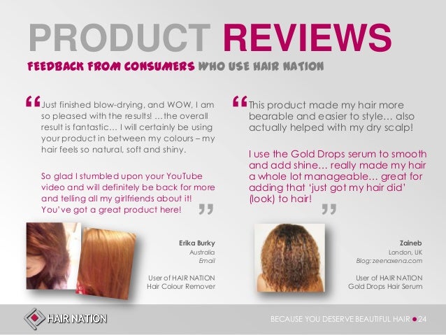 Hair Nation Corporate Presentation 2 Distributors
