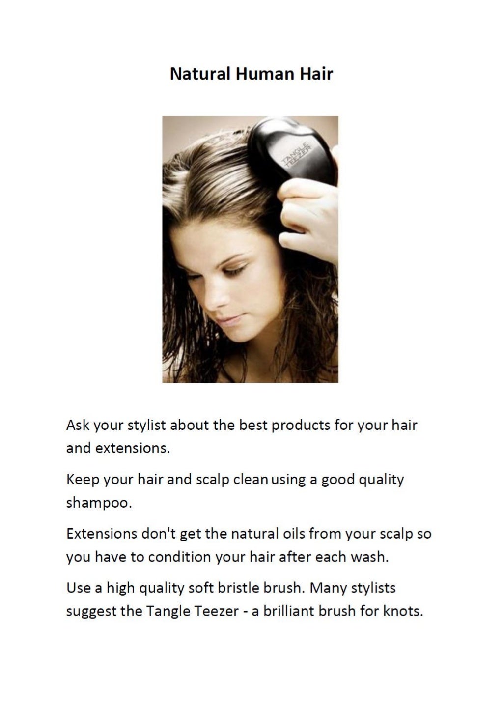 Hair Extensions Maintenance and Care