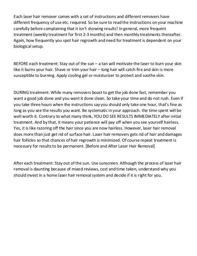 Hair Removal Tips 2016