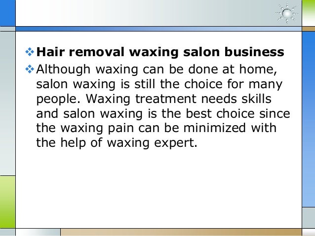 Sample business plan hairdressing salon