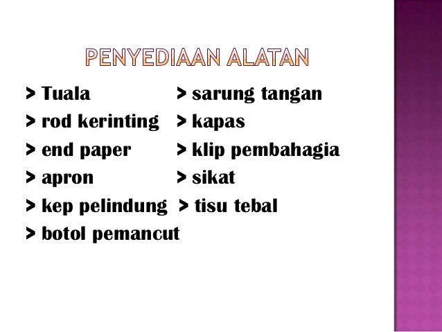Hair style perming
