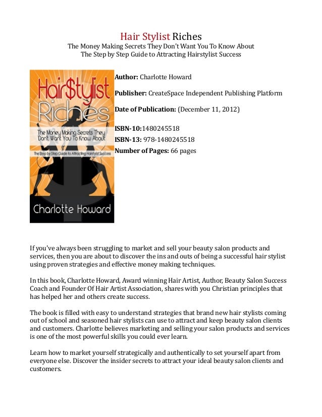 Hairstylist Riches Vol1 Synopsis