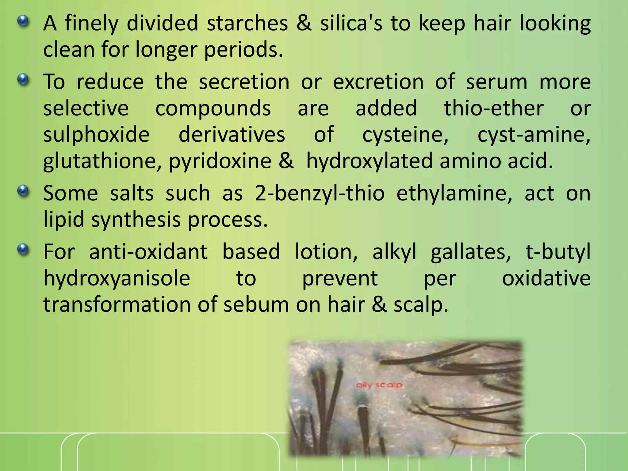 Hair tonics and conditioners | PPTX