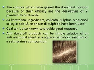 Hair tonics and conditioners | PPTX