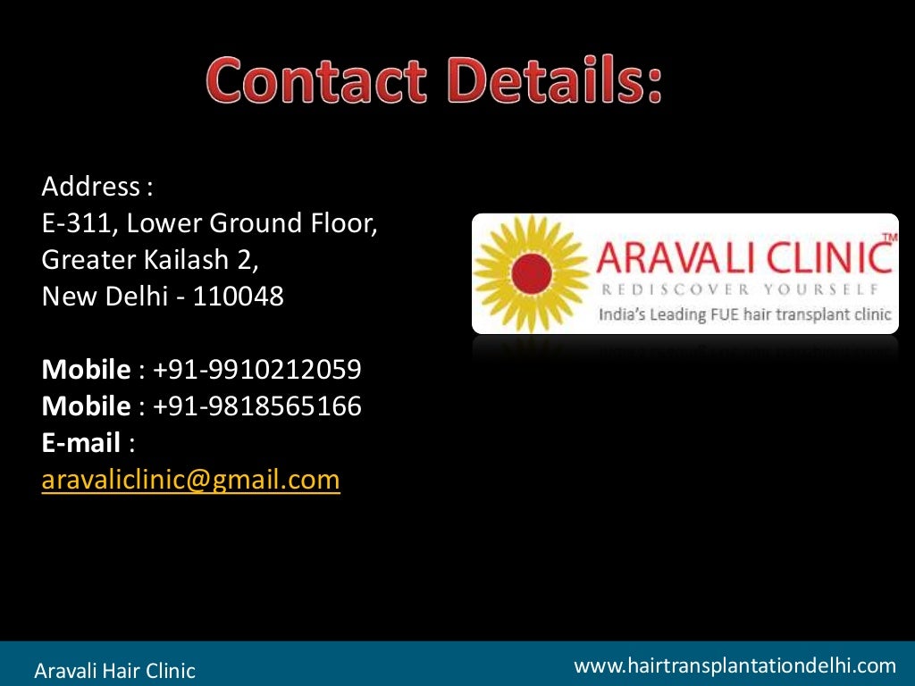 Genuine Hair Loss Problem Solution At Aravali Hair Clinic