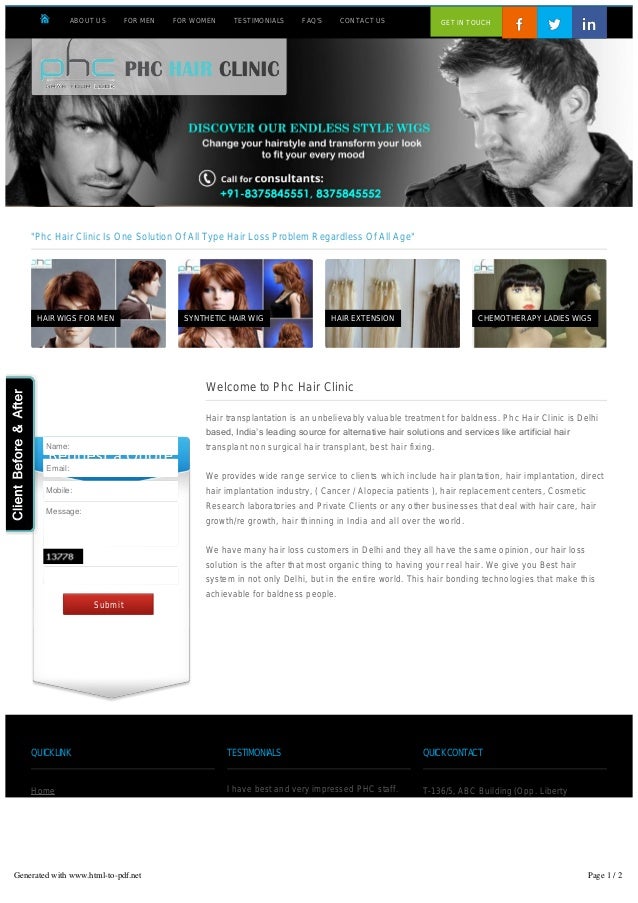 Best Hair Weaving Clinic Centre In Delhi Noida Gurgaon India