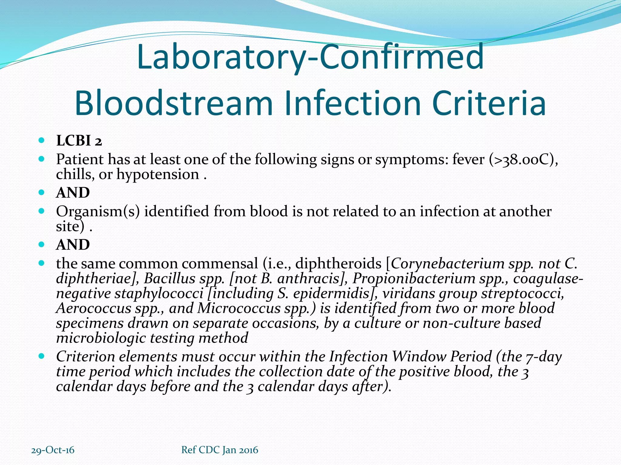 central line related blood stream infection | PPTX