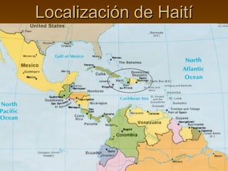 Localización de Haití 